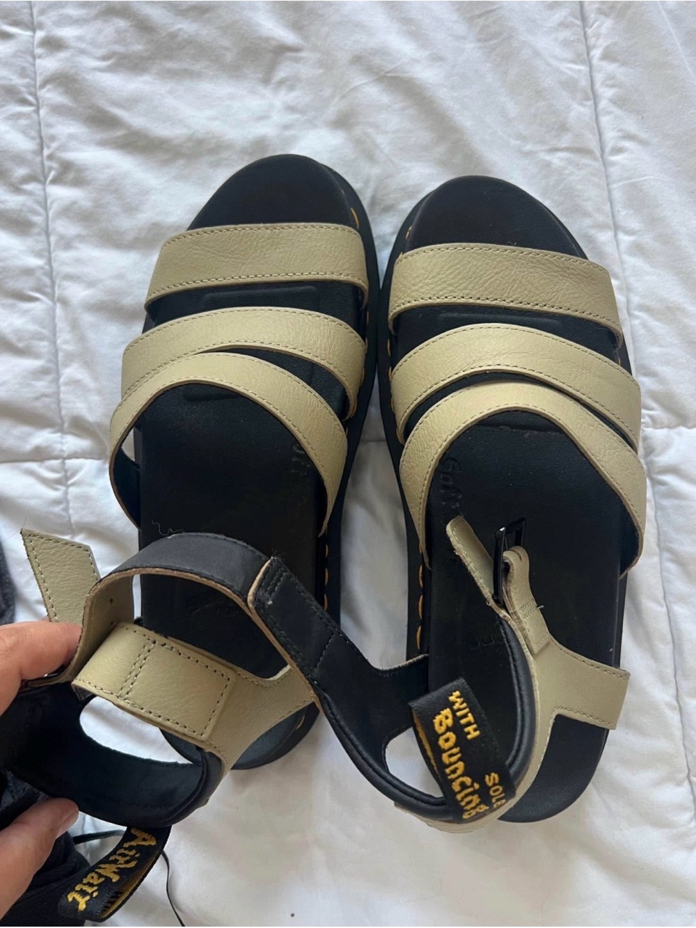 Dr. Martens Blaire Athena Leather Strap Sandals Size 8
